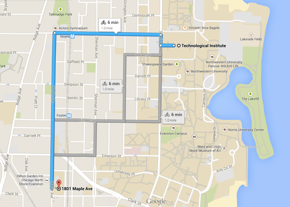 Google Map of lab